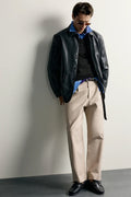 Zara Beige Tailored Pants