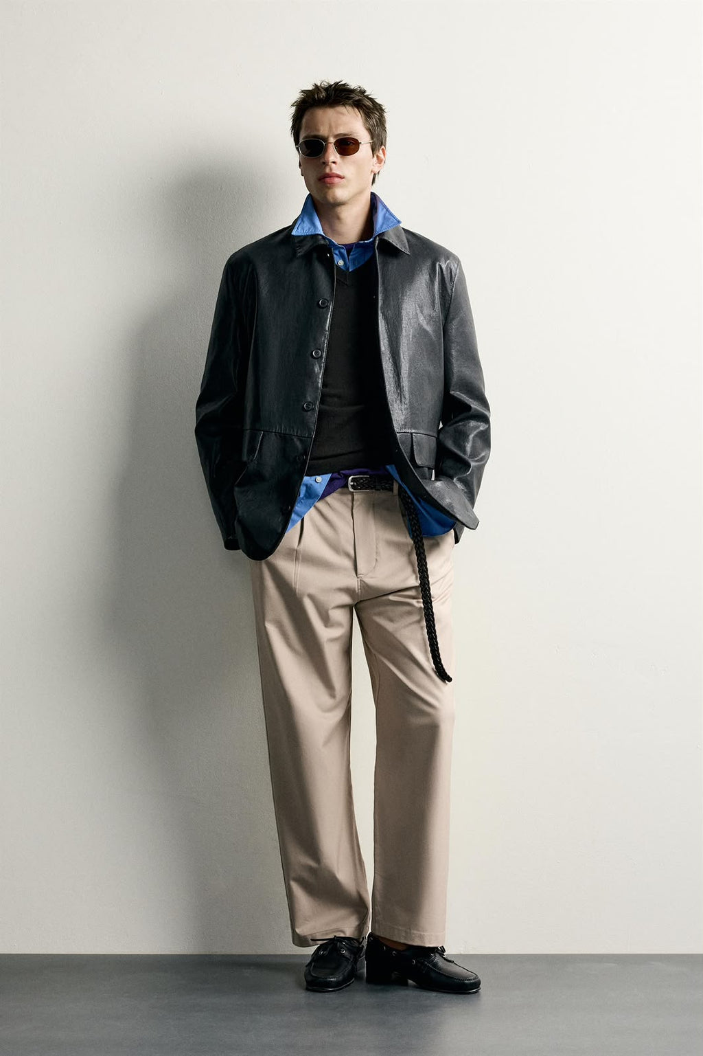 Zara Beige Tailored Pants