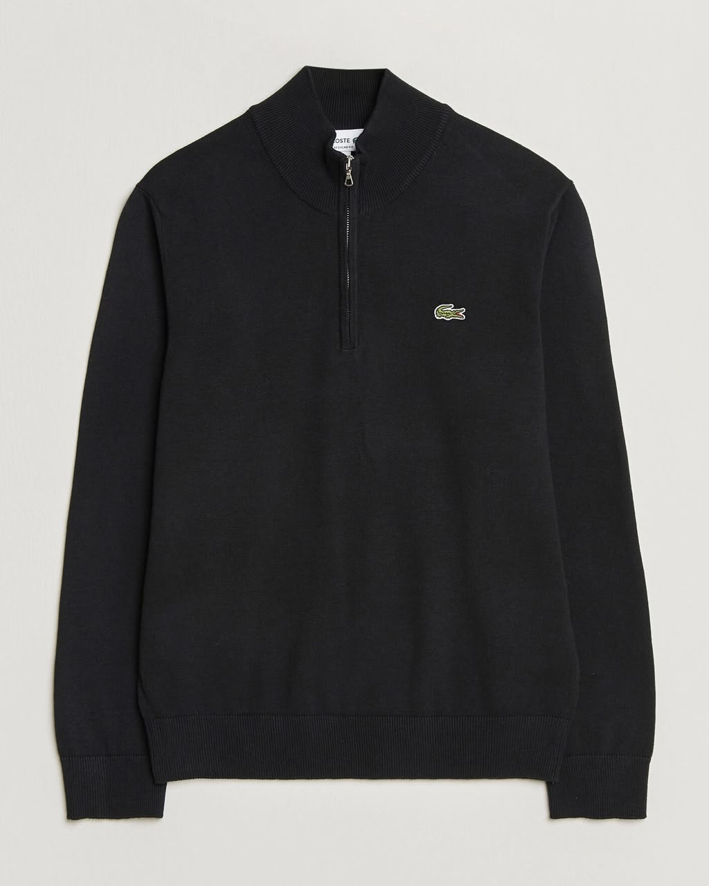 Lacoste Quarter-Zip Black Pullover