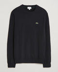 Lacoste Black Round Pullover