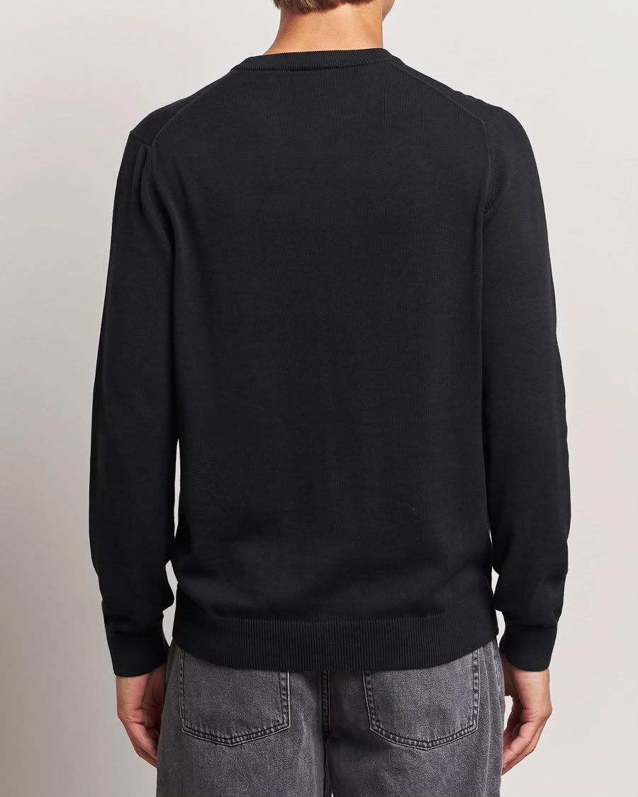 Lacoste Black Round Pullover