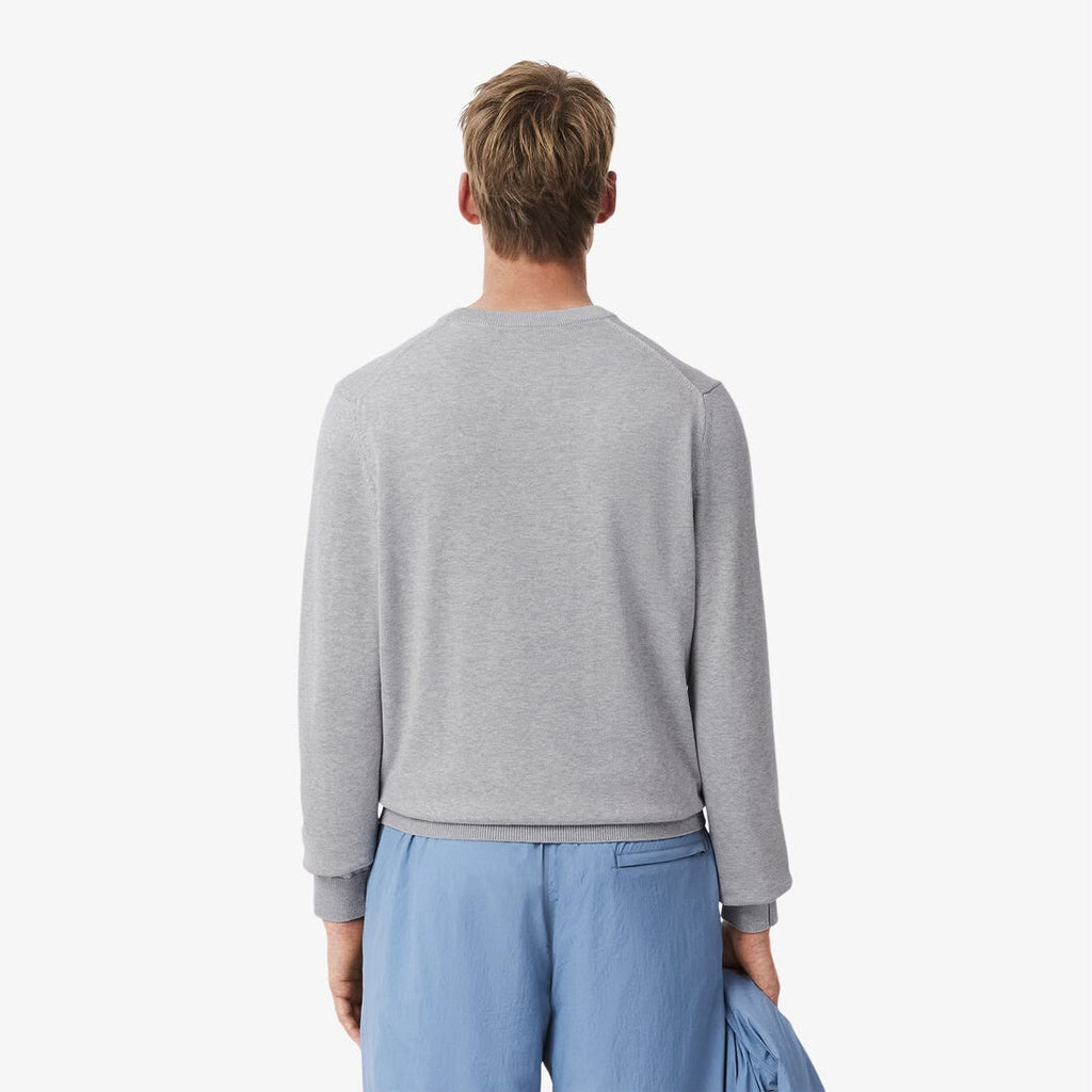 Lacoste Grey Round Pullover