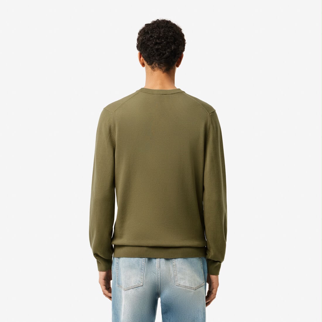 Lacoste Olive Round Pullover