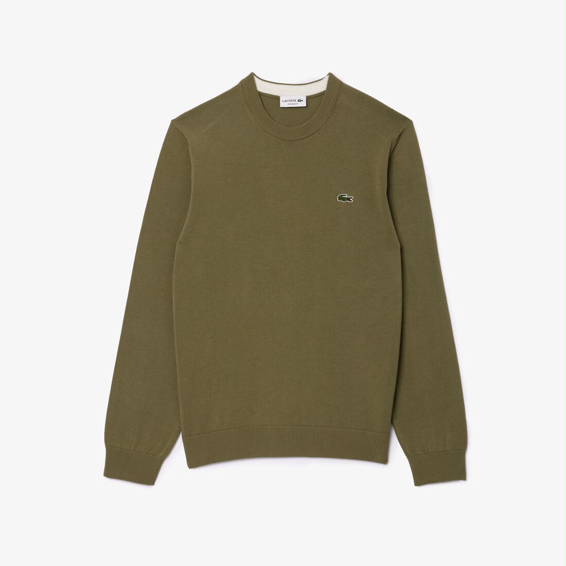 Lacoste Olive Round Pullover