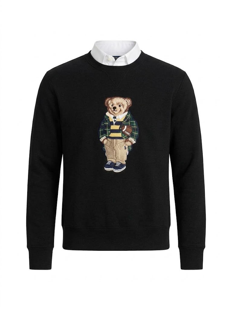 Polo Ralph Lauren - Teddy Bear Black Crewneck