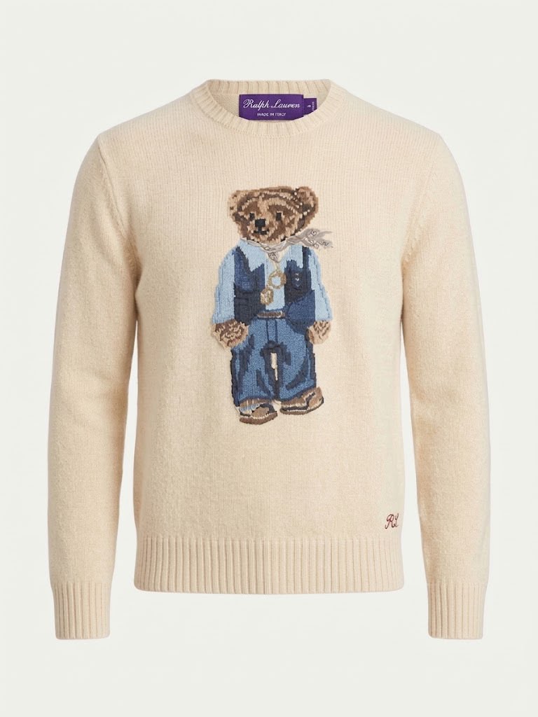 Polo Ralph Lauren - Teddy Bear Beige Knitted