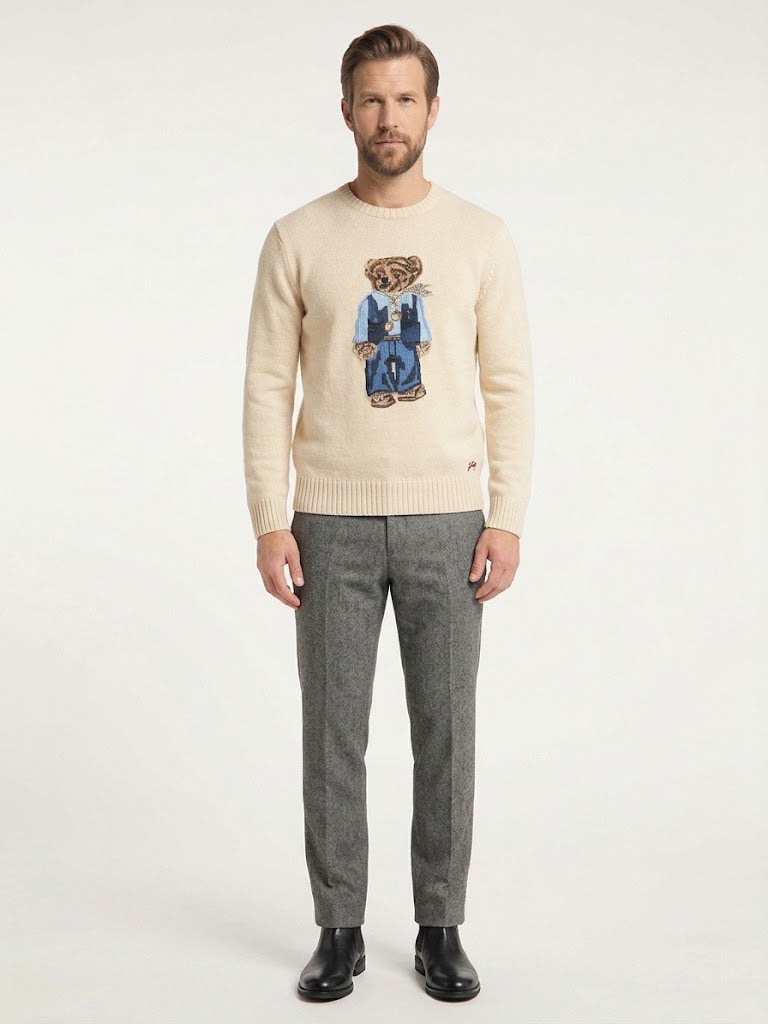 Polo Ralph Lauren - Teddy Bear Beige Knitted