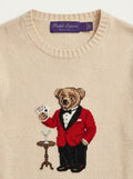 Polo Ralph Lauren - Red Teddy Bear Beige Knitted