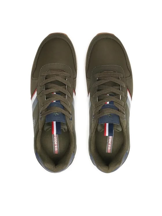 US Polo Assn. Nobil001 Olive Sneakers
