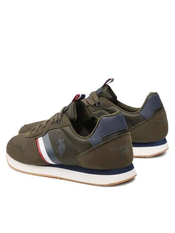 US Polo Assn. Nobil001 Olive Sneakers